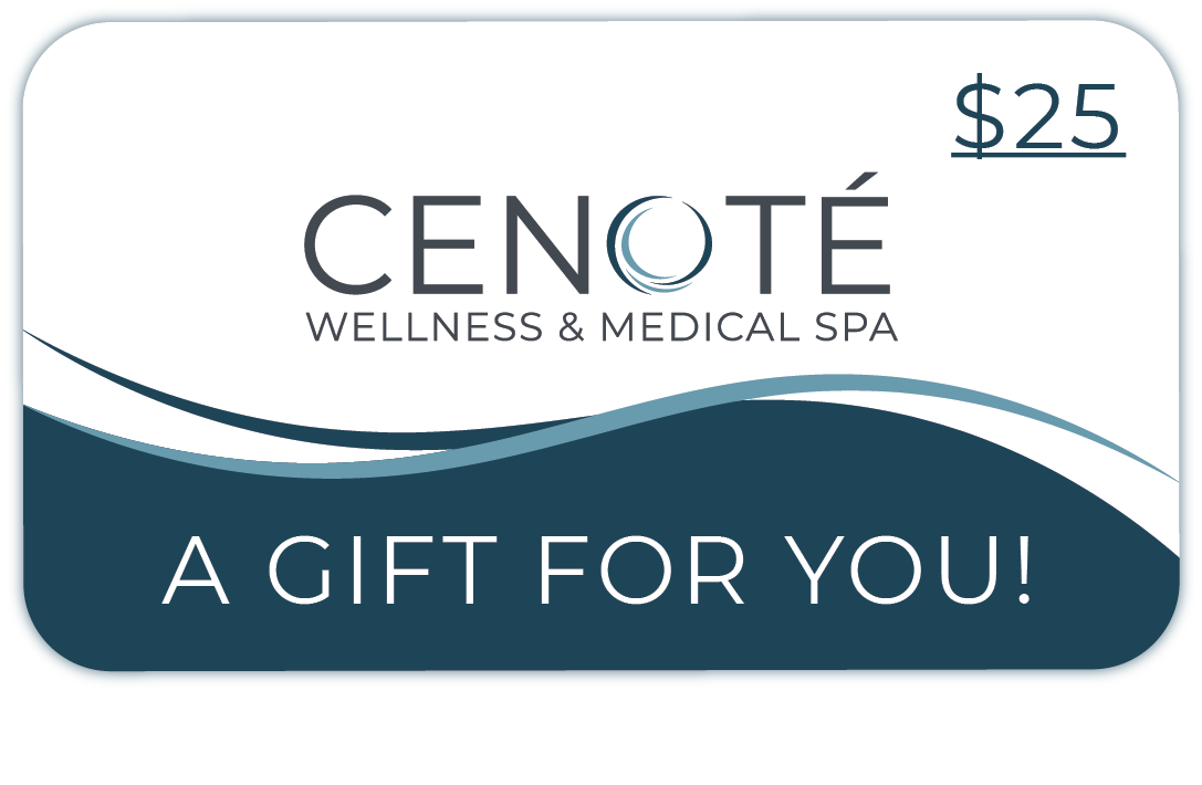 A gift card for cenote wellness and medical spa